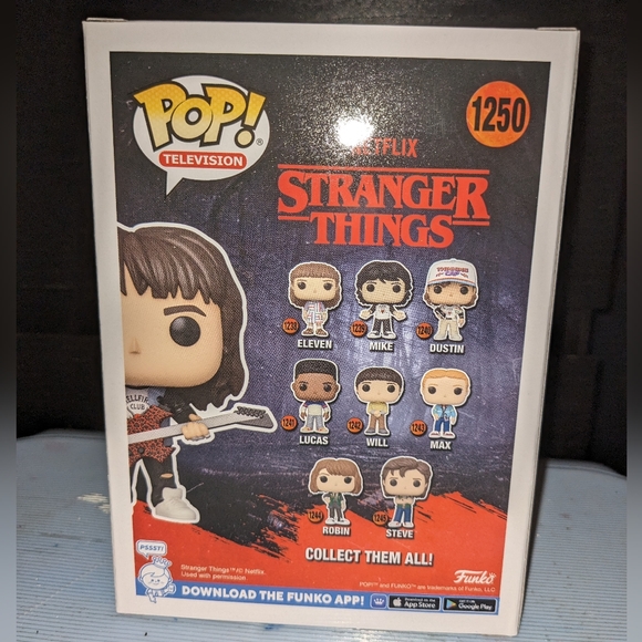 Stranger Things Eddie Munson Funko Pop - Picture 2 of 2